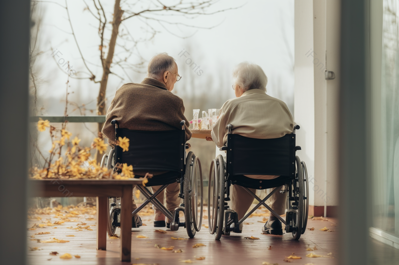 在养老院养老的老人,高清,摄影图,摄影图片,图片大全,摄影图免费下载